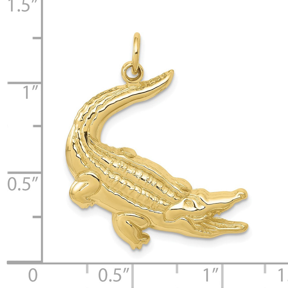 10k Alligator Charm-10D3462