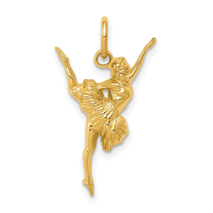 10k Ballerina Charm-10D3468