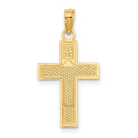 10K RN  Caduceus Cross Charm-10D3484