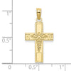 10K RN  Caduceus Cross Charm-10D3484