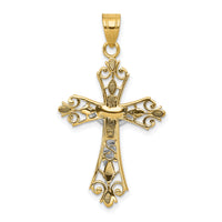 10K Two-tone Pendant-10D3649