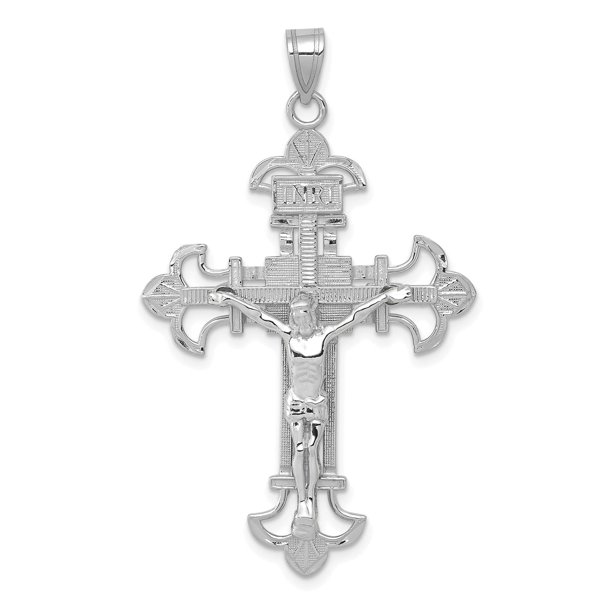 10Kw INRI Crucifix Pendant-10D3672W