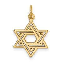 10k Jewish Star Charm-10D3802
