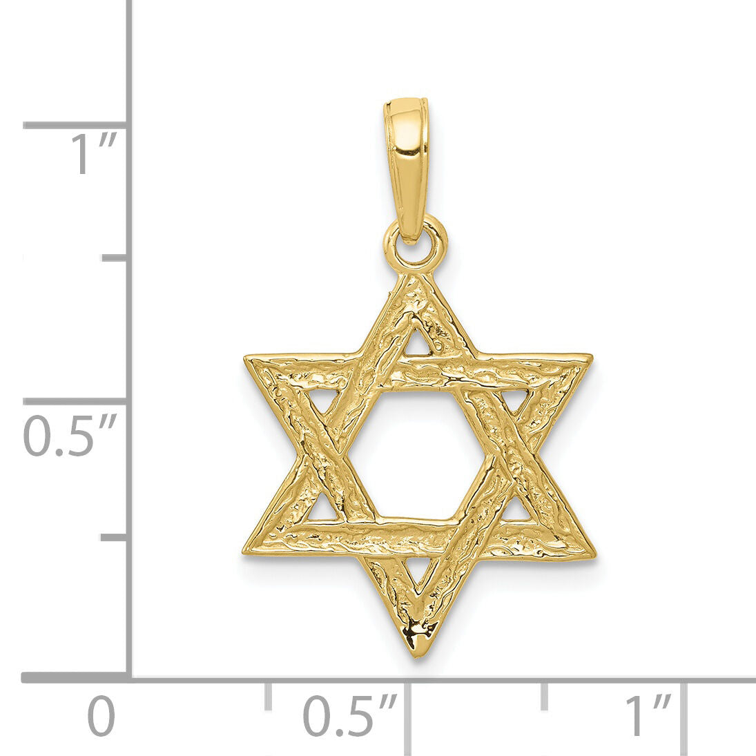 10K Star of David Pendant-10D3803