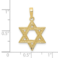 10K Star of David Pendant-10D3803