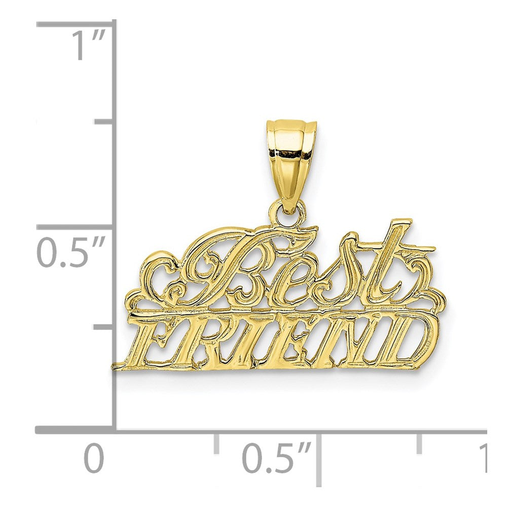 10K BEST FRIEND Pendant-10D3894