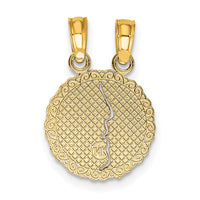 10K BEST FRIENDS FOREVER Break Apart Pendant-10D3895