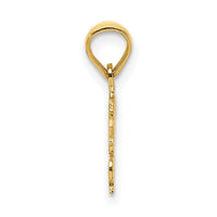 10K BORN TO SHOP Charm-10D3899