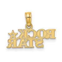 10K Polished ROCK STAR Charm-10D3901