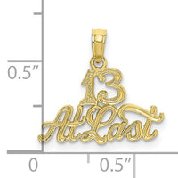 10K 13 AT LAST Pendant-10D3909