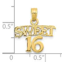 10K SWEET 16 Pendant-10D3912