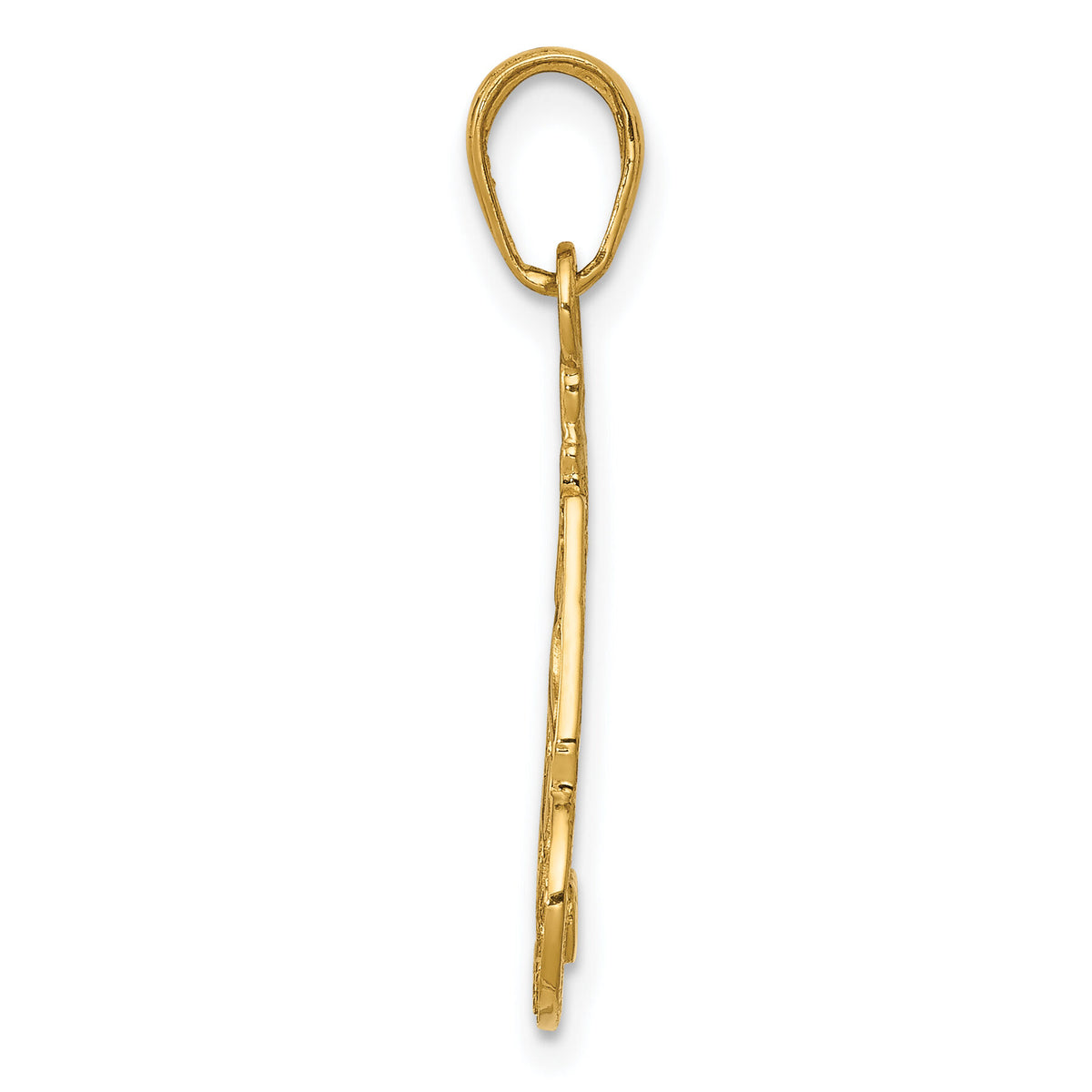10K Slice Of Cake With Candle HAPPY BIRTHDAY Pendant-10D3921