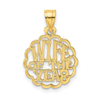 10K WIFE OF THE YEAR Pendant-10D3970