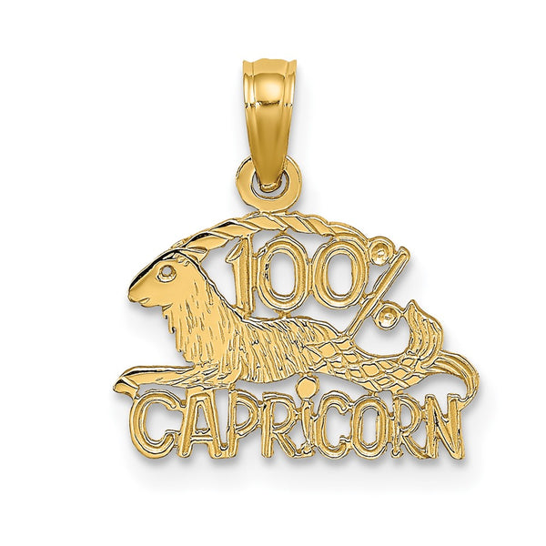 10K 100% CAPRICORN Zodiac Charm-10D4063