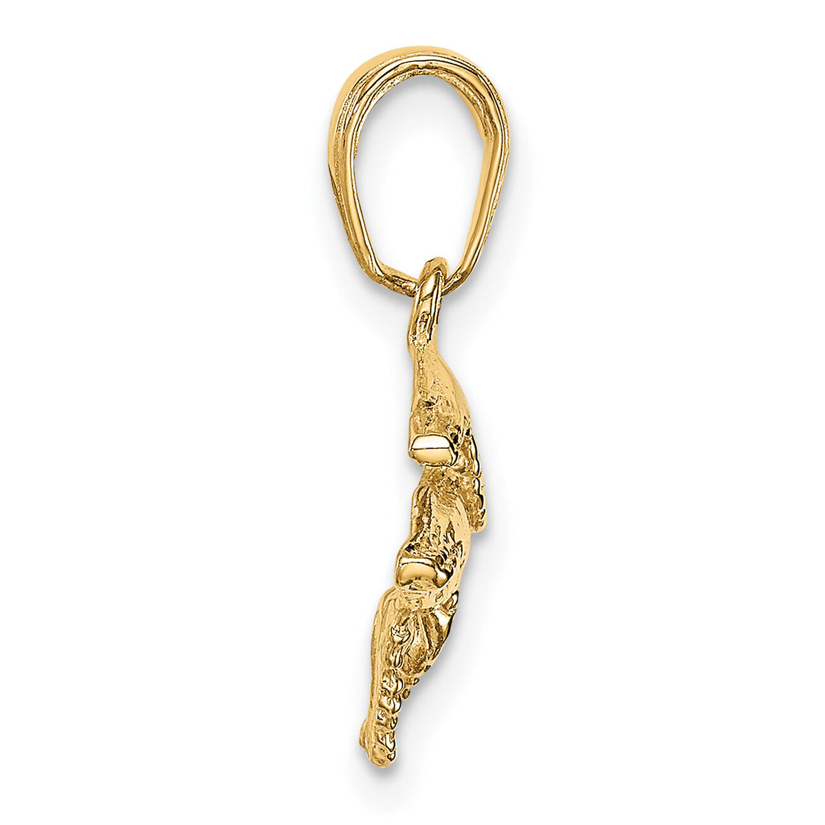 10K Mother and Baby Humpback Whale Pendant-10D4130