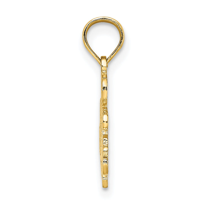 10K I'D RATHER BE SAILING Charm-10D4150