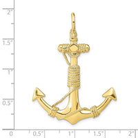 10K 3-D Solid Anchor with Rope Pendant-10D4166