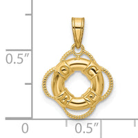 10K Life Preserver Charm-10D4170