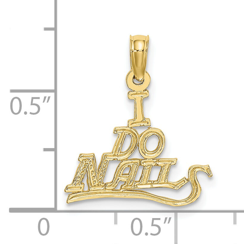 10K I DO NAILS Charm-10D4173