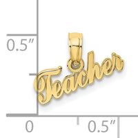 10k TEACHER Charm-10D4177