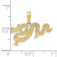 10k Dragon Pendant-10D4216