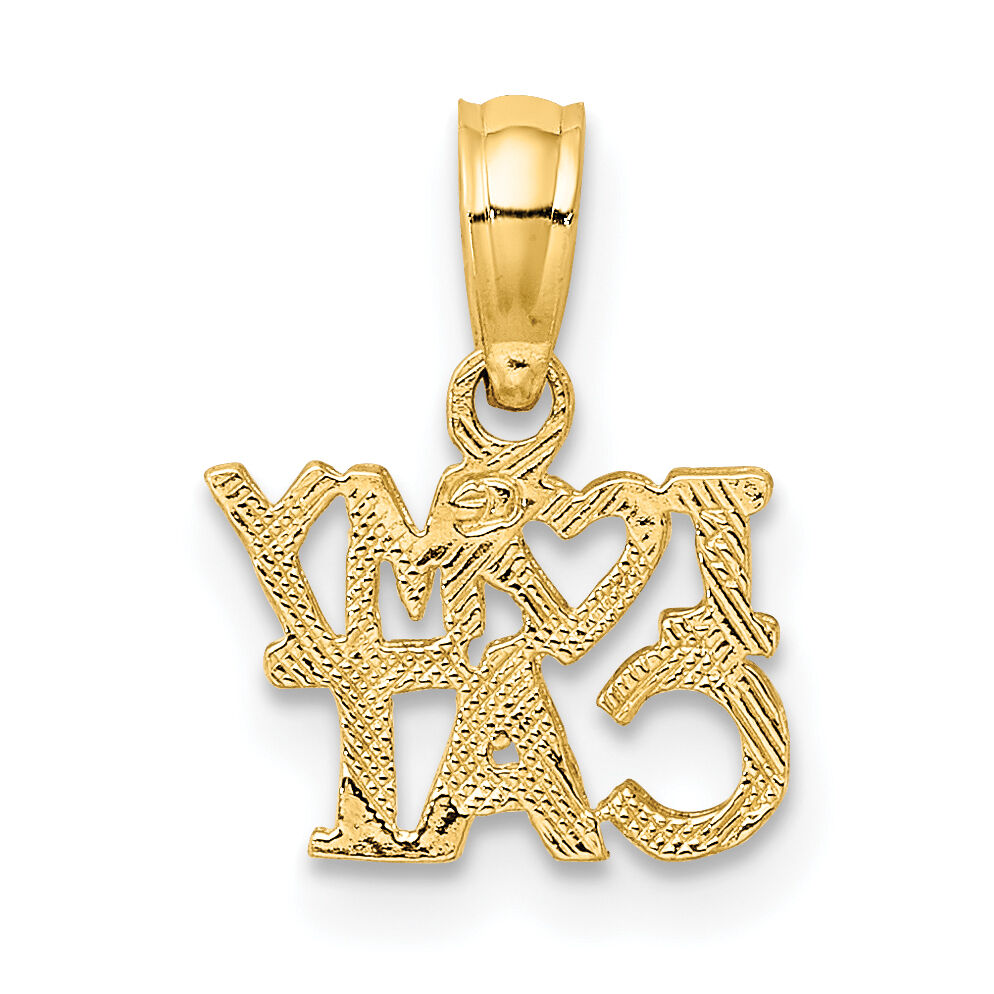 10k I HEART MY CAT Charm-10D4233