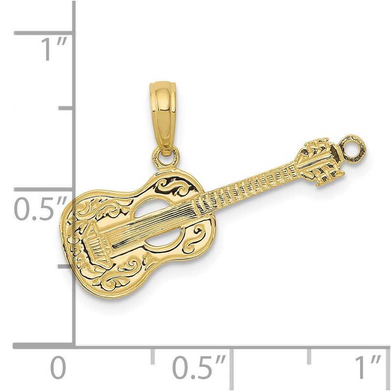 10K Guitar Pendant-10D4263