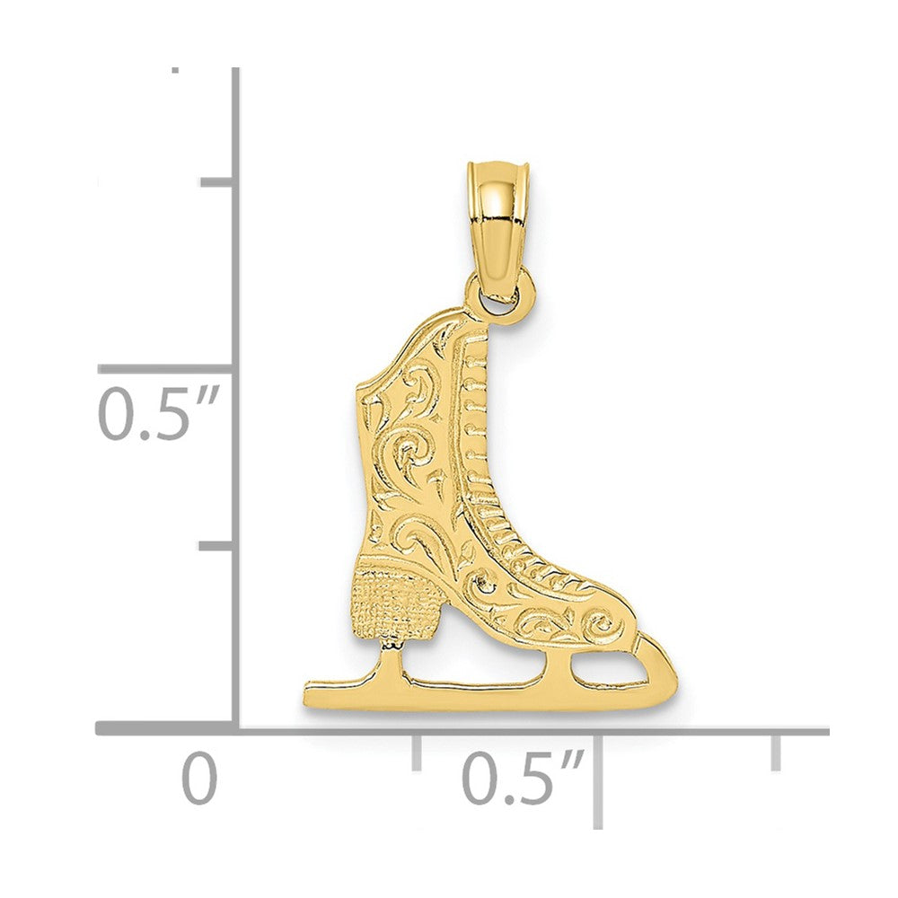 10K Ice Skate Charm-10D4272