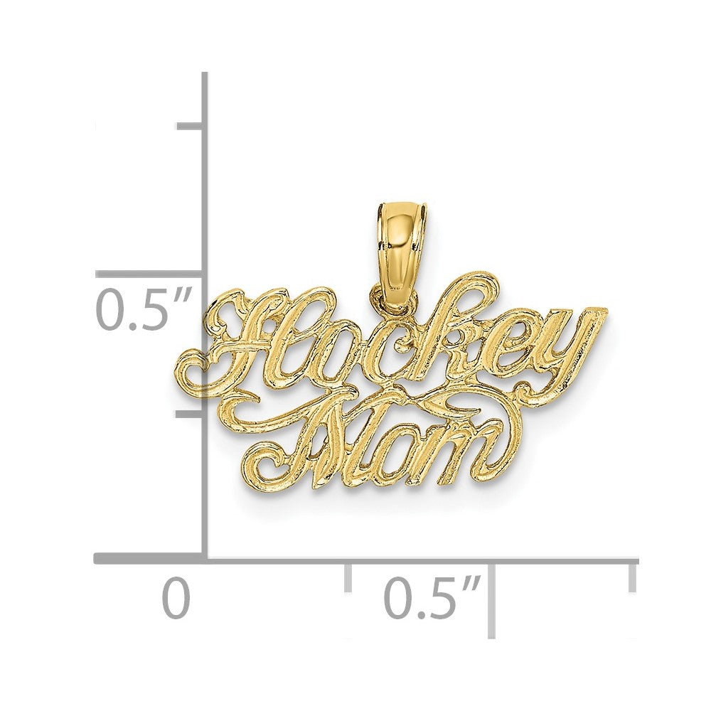 10K HOCKEY MOM Charm-10D4278