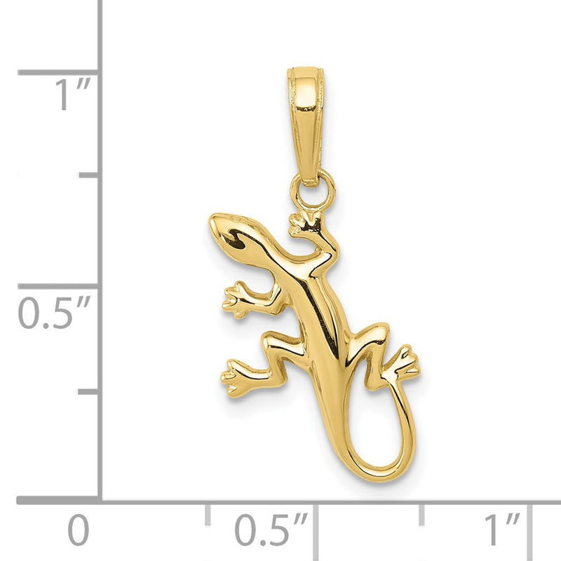 10k Gecko Pendant-10D4389