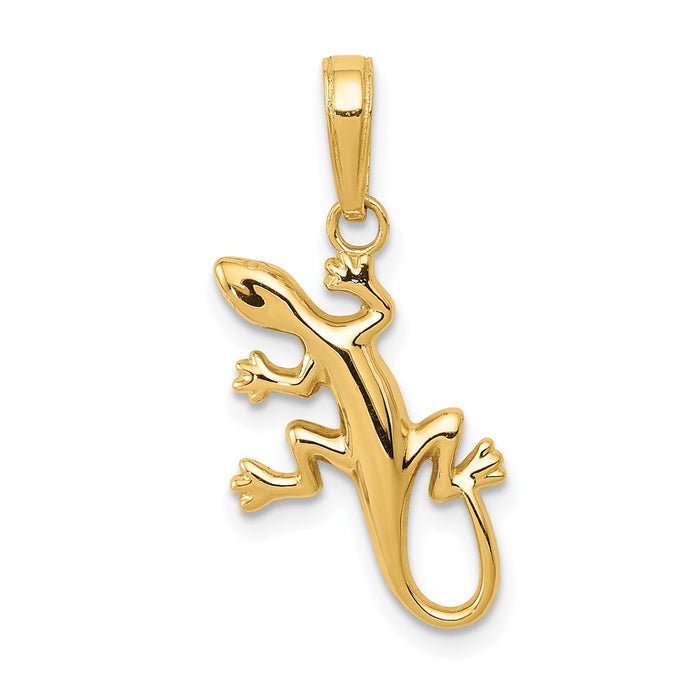 10k Gecko Pendant-10D4389