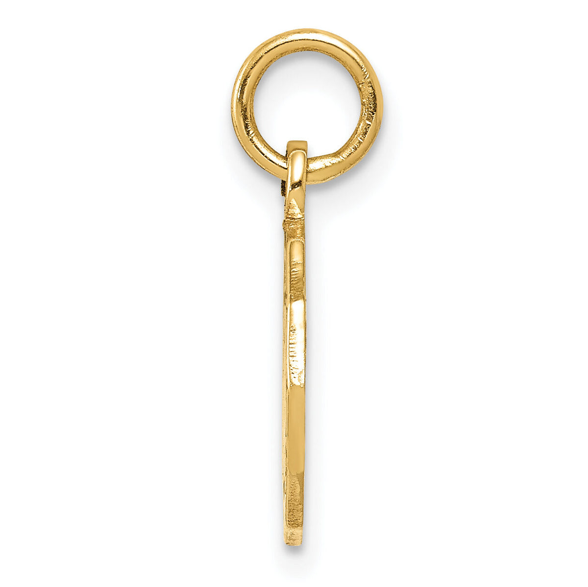 10k Baptism Spanish Recuerdo Del Bautismo on Back Charm-10D535