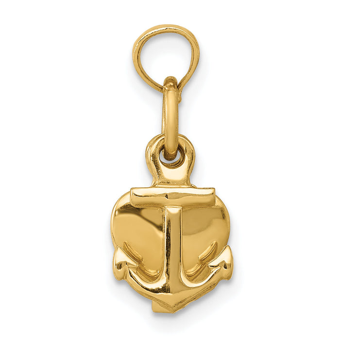 10K Faith, Hope and Charity Charm-10D988