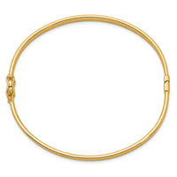 10k 4mm Hinged Bangle-10DB499Y