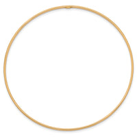 10k 1.5mm Polished Slip-on Bangle Bracelet-10DB538