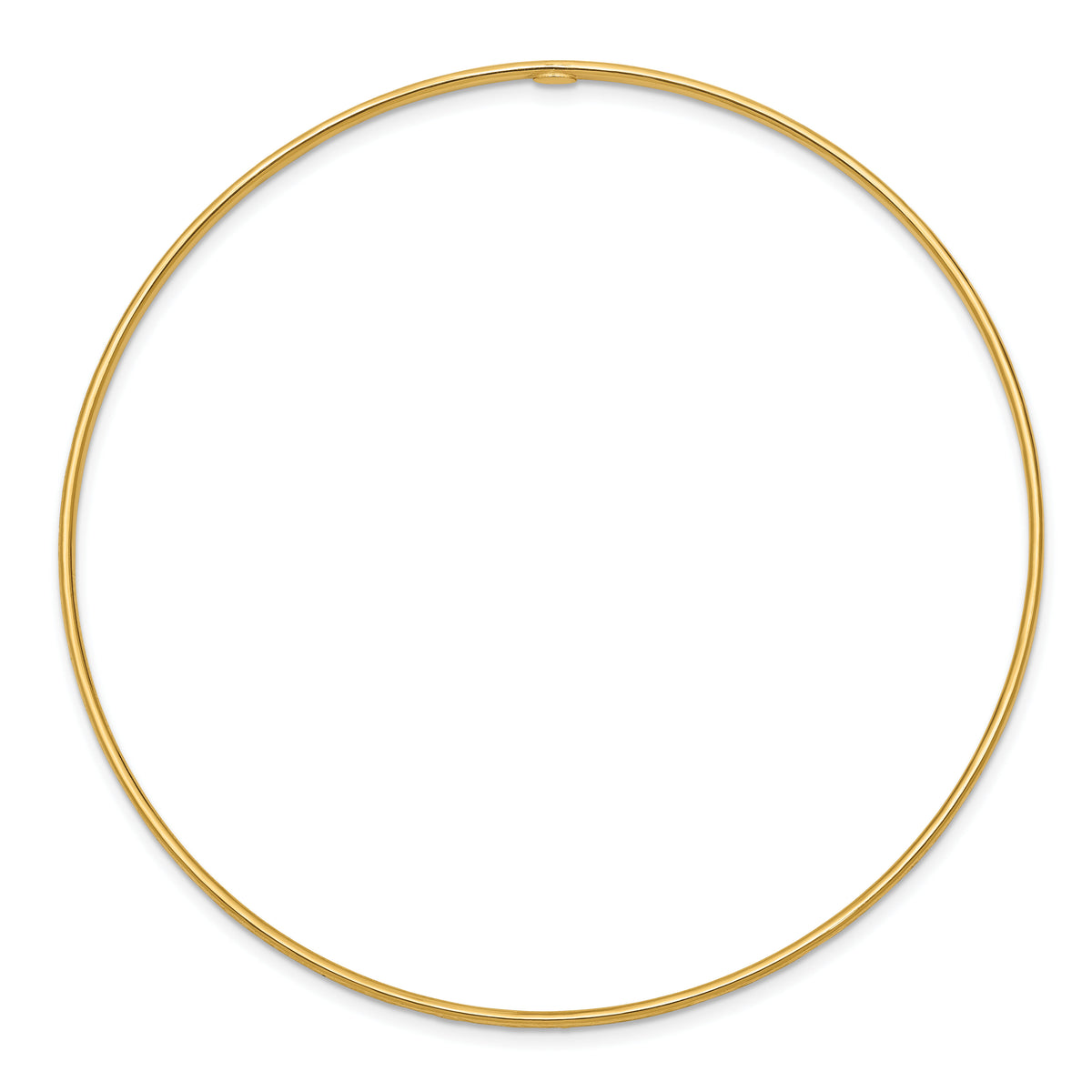 10k 1.5mm Diamond-Cut Slip-on Bangle Bracelet-10DB544