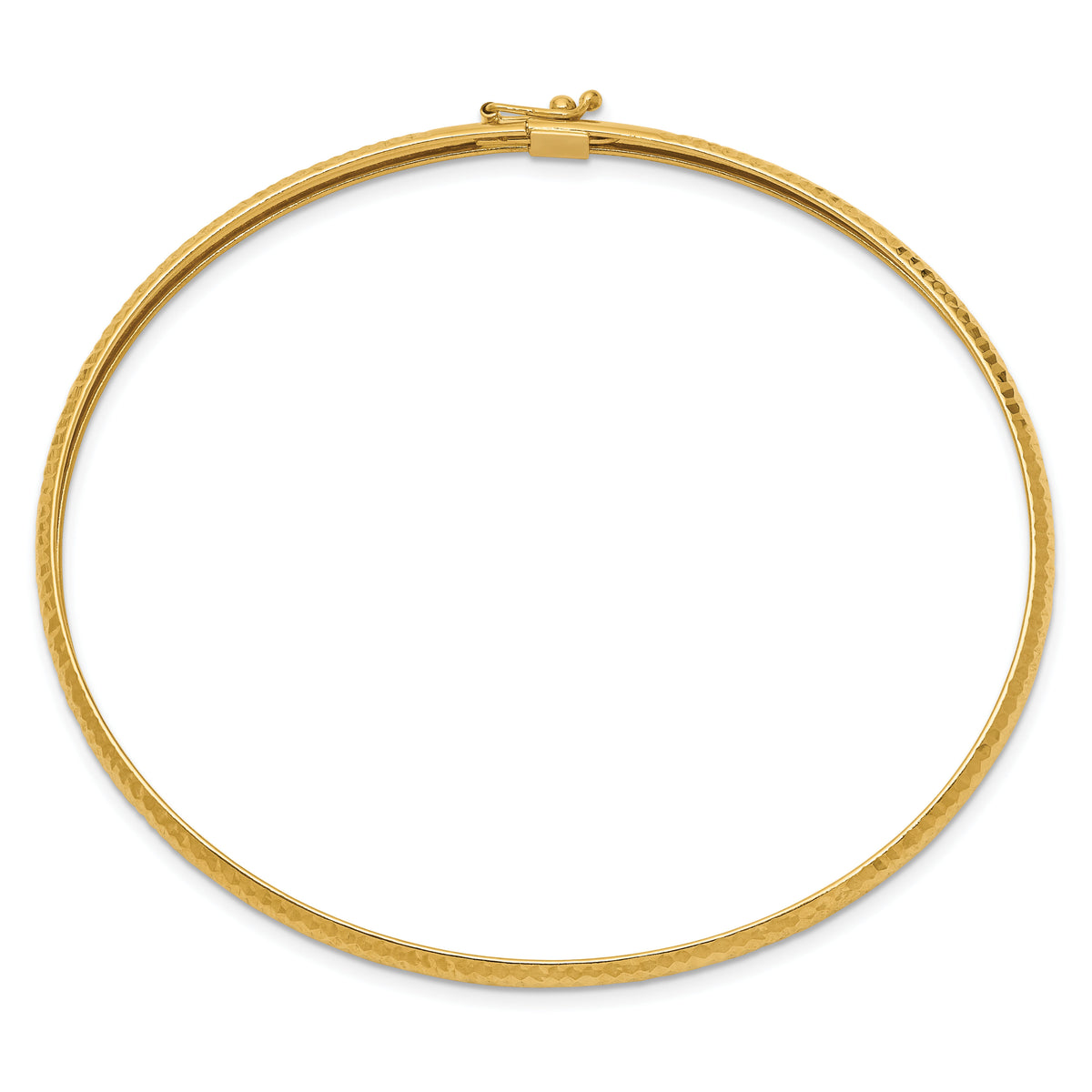 10k Textured Flexible Bangle-10DB695