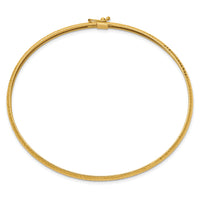 10k Textured Flexible Bangle-10DB695