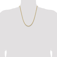 10K 3.5mm Solid Miami Cuban Chain-10DCU100-22