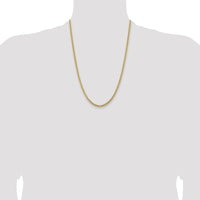 10K 3.5mm Solid Miami Cuban Chain-10DCU100-24