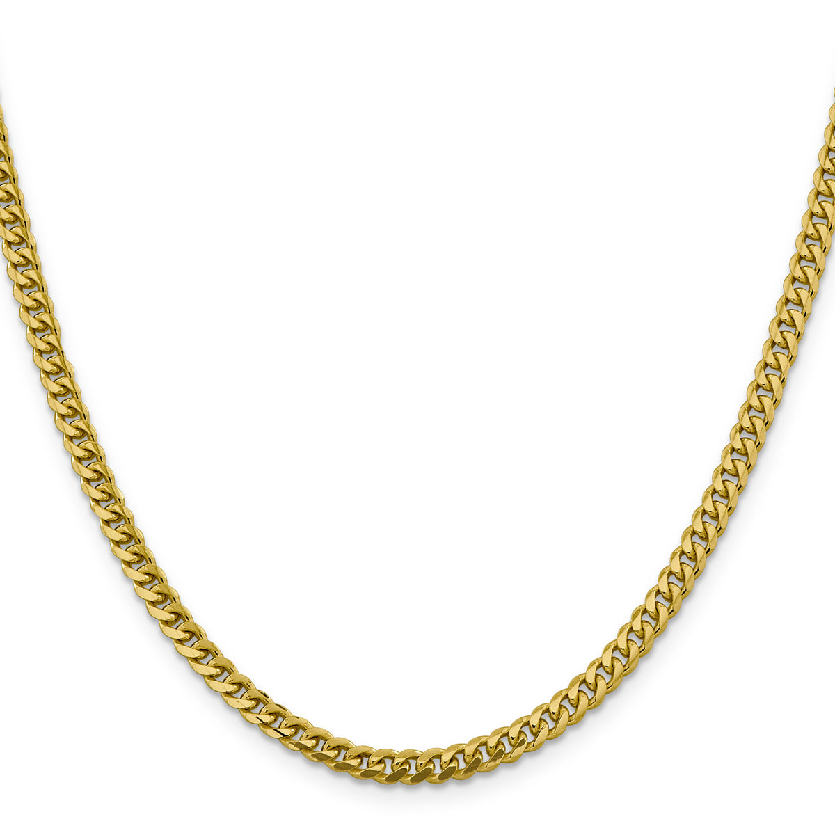 10K 4.25mm Solid Miami Cuban Chain-10DCU120-22