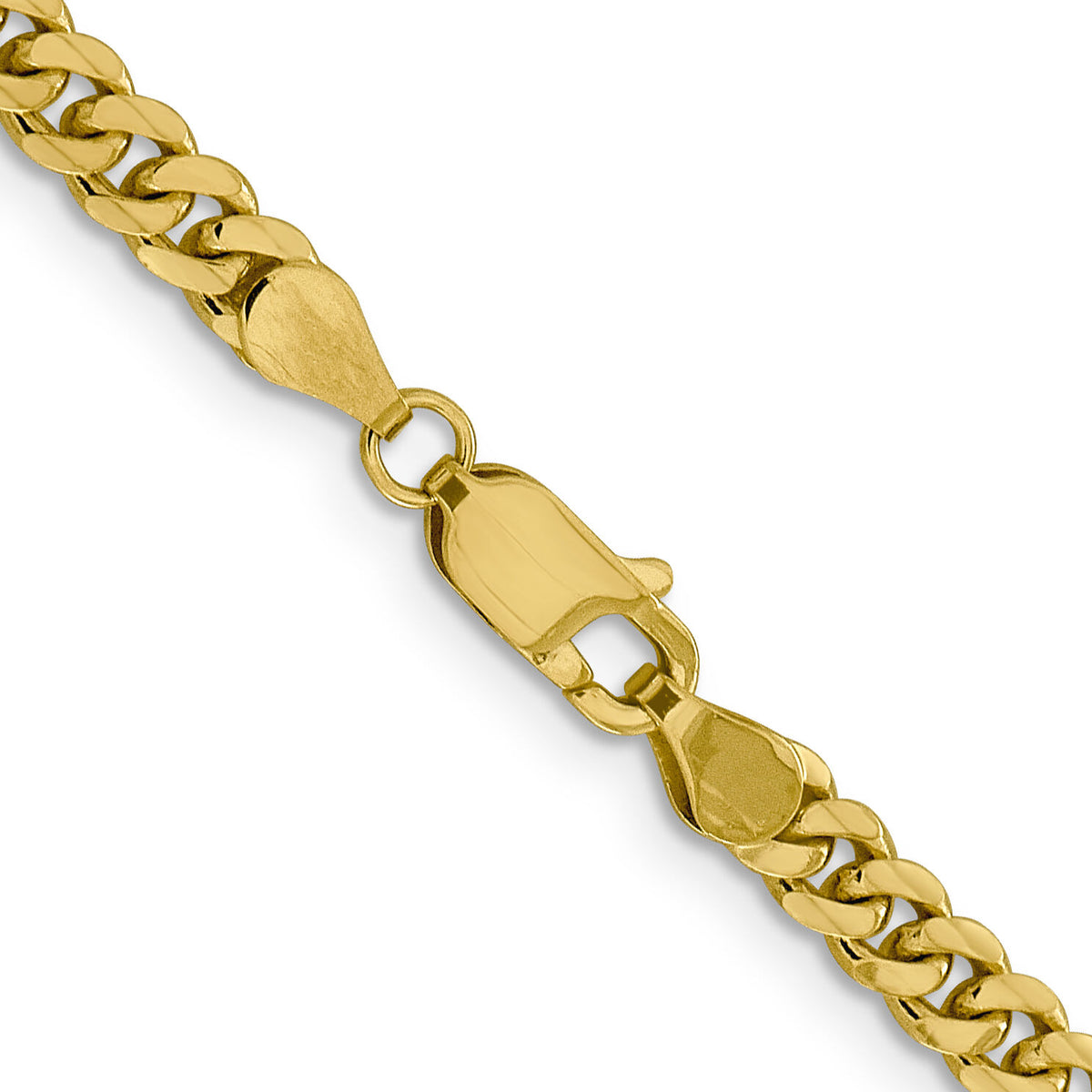 10K 4.25mm Solid Miami Cuban Chain-10DCU120-22