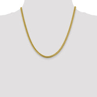 10K 4.25mm Solid Miami Cuban Chain-10DCU120-20