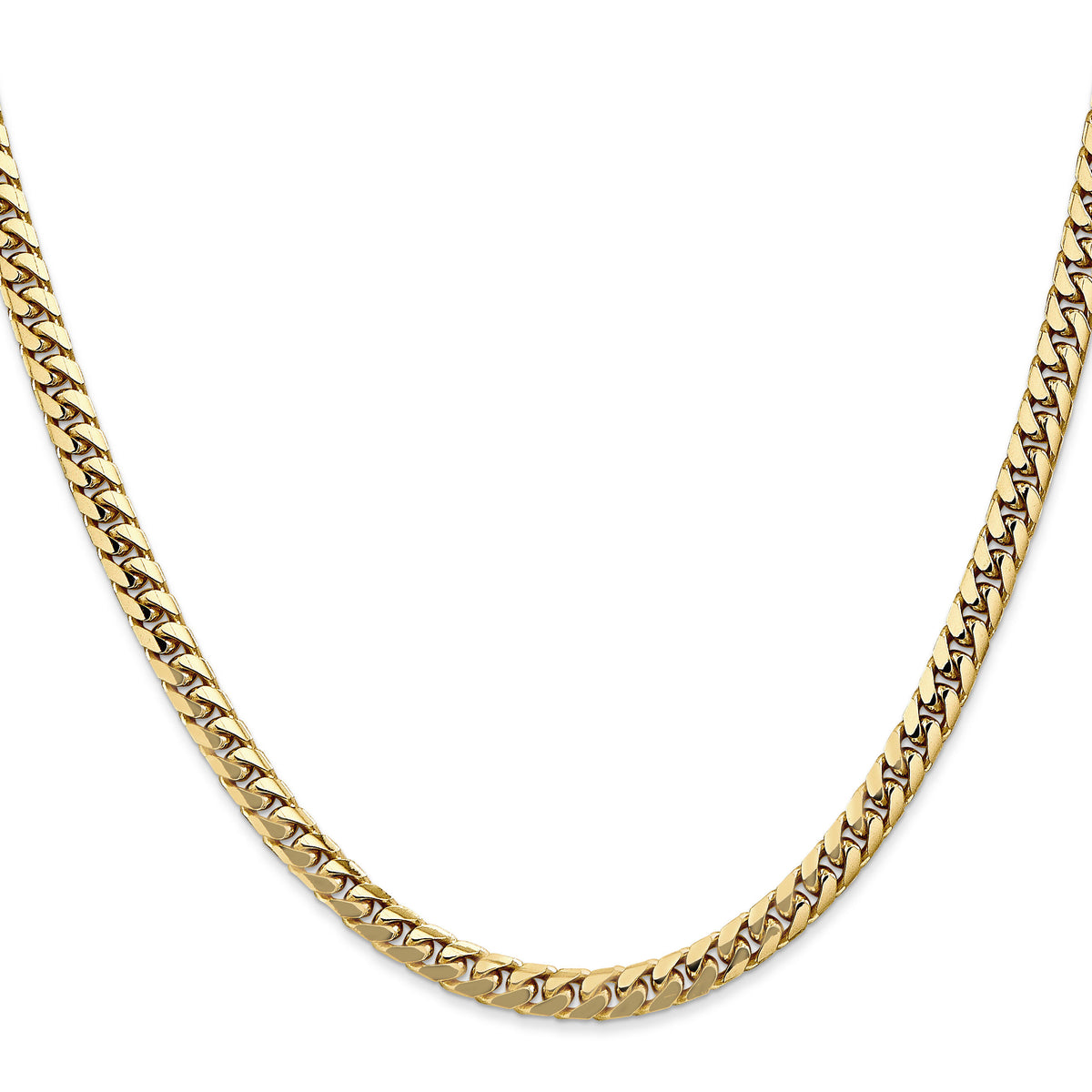 10K 4.3mm Solid Miami Cuban Chain-10DCU140-20