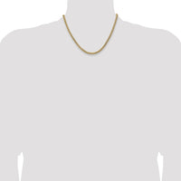 10K 4.3mm Solid Miami Cuban Chain-10DCU140-18