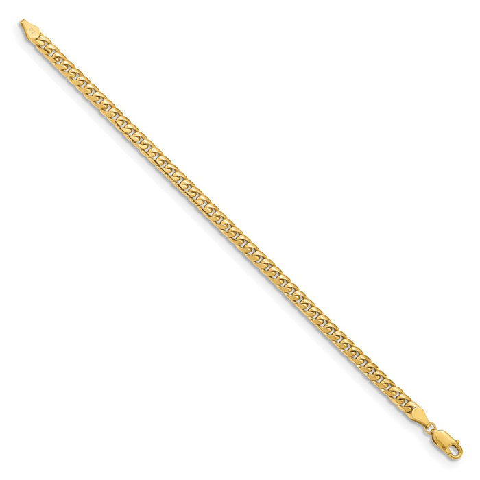 10K 4.3mm Solid Miami Cuban Chain-10DCU140-8