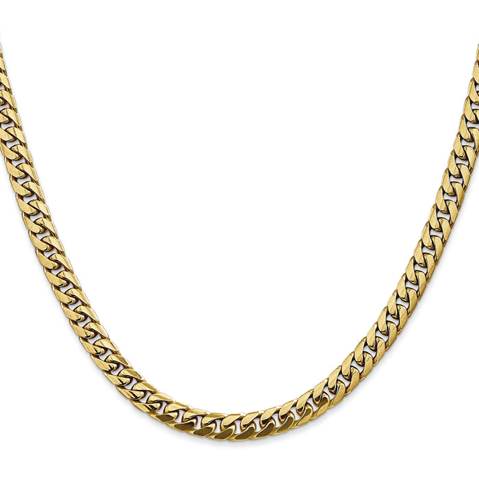 10K 5mm Solid Miami Cuban Chain-10DCU160-24