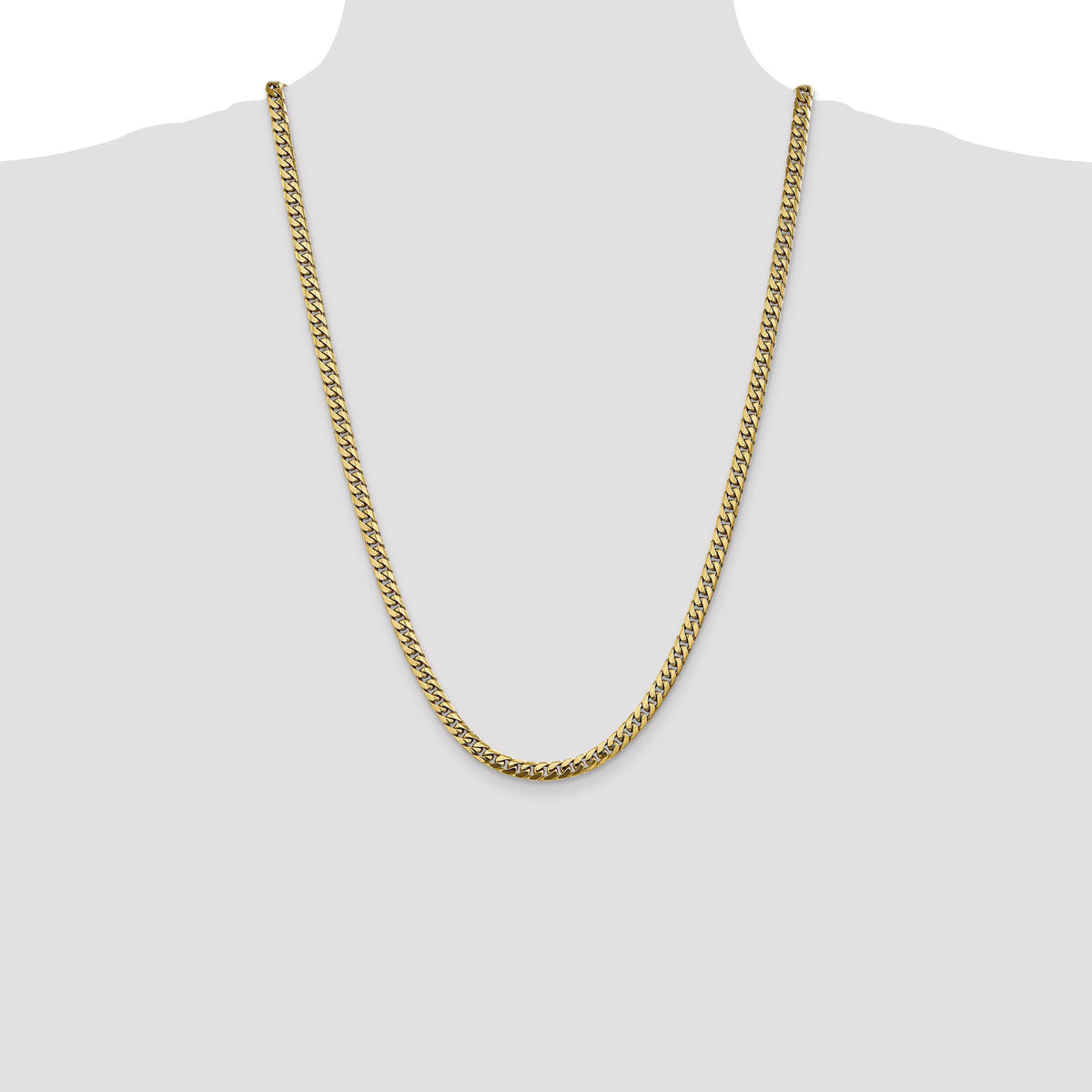 10K 5mm Solid Miami Cuban Chain-10DCU160-26