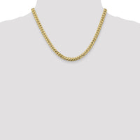 10K 5.5mm Solid Miami Cuban Chain-10DCU180-18