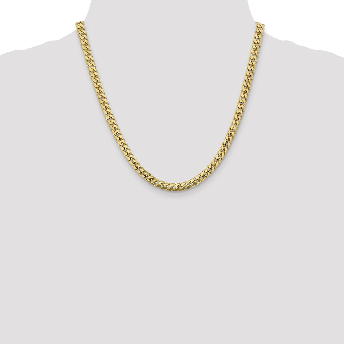 10K 5.5mm Solid Miami Cuban Chain-10DCU180-20
